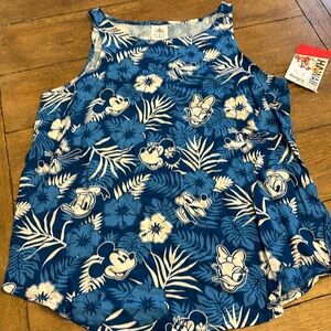 Size medium Disney Hawaiian print tank top.